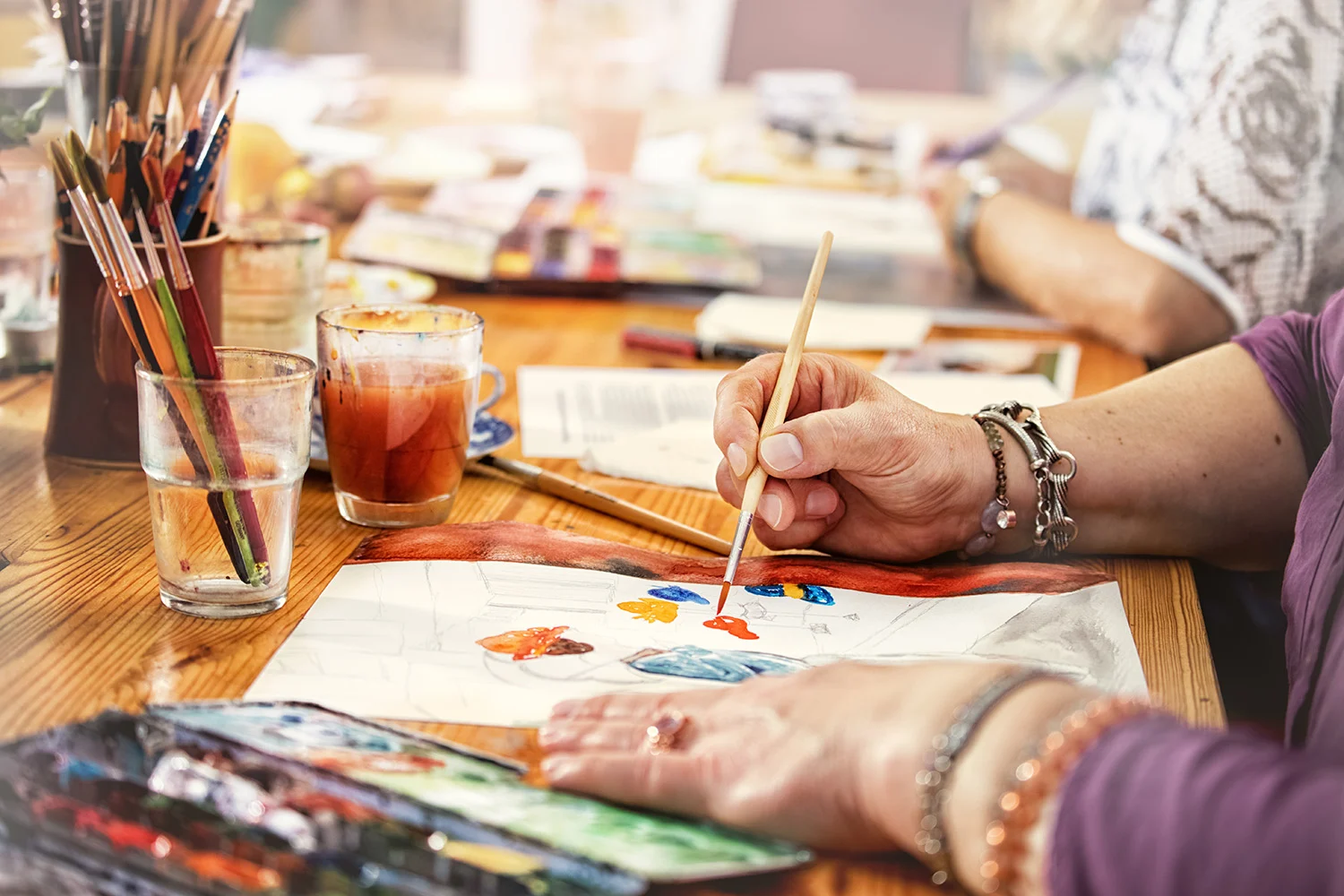 Benefits of Art Engagement and Art Therapy for Seniors